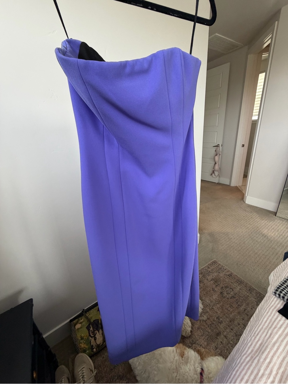 A.L.C. Strapless Gown in Vivid Violet - Picture 3 of 3